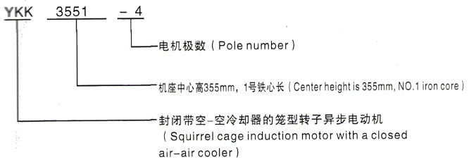 YKK系列(H355-1000)高压安丘三相异步电机西安泰富西玛电机型号说明